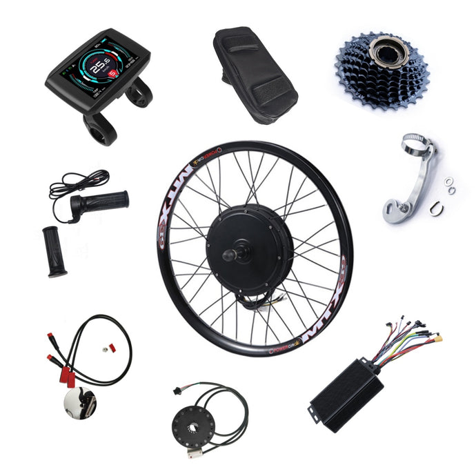 72v 3000w Ebike Motor and Battery Conversion Kit MY PERFECT EBIKE