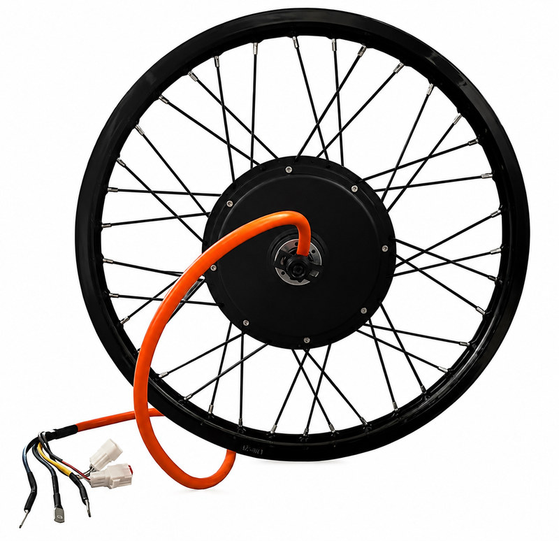 QS205 V3 72V 96V 5000W 8000W 10000W High Power Rear Hub Motor Wheel Rim Included